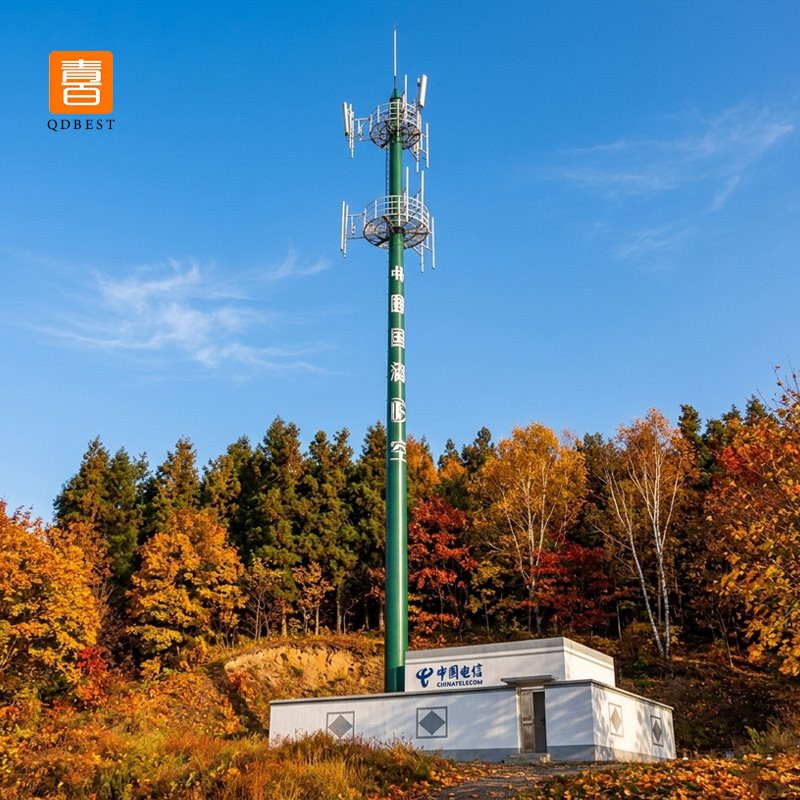 5G Wifi Signal Monopole Tower