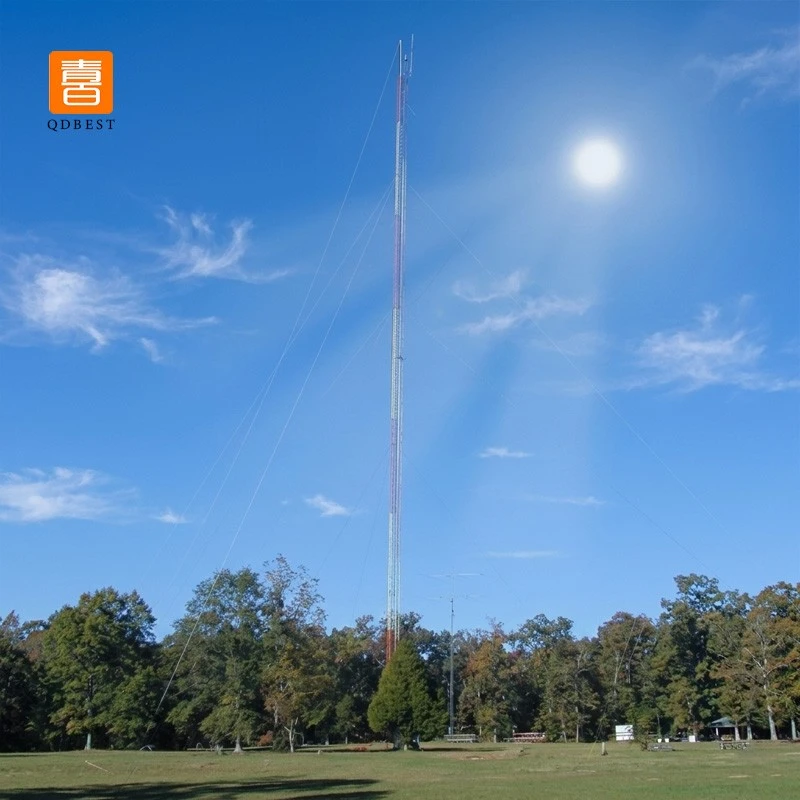 info-1-1 Guyed Wire Steel Tower for Telecom